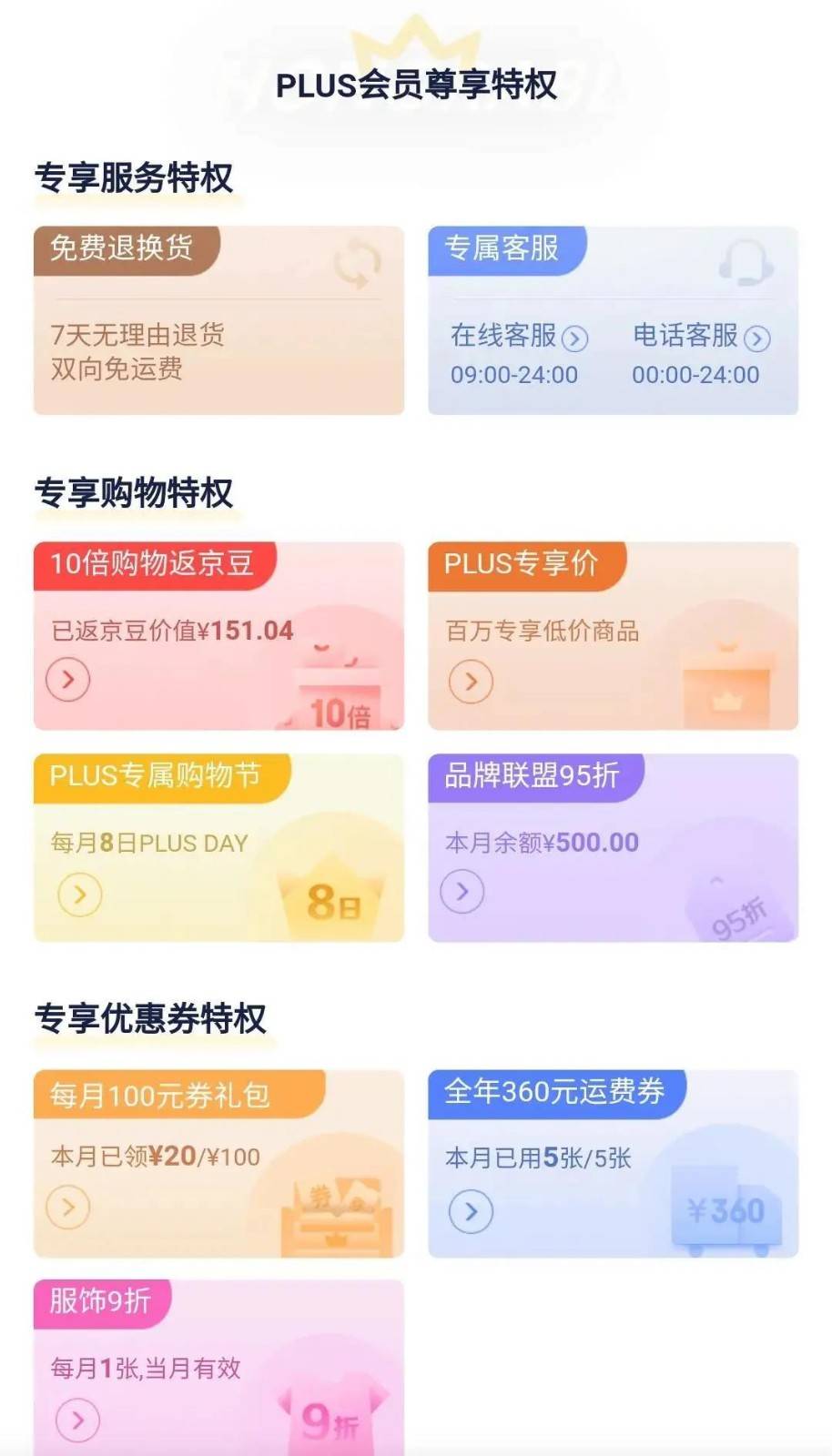 【京东plus】69元抢198元京东plus会员年卡！尊享12大权益！