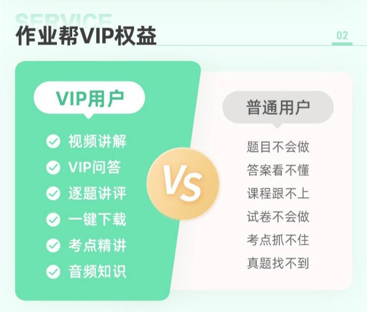 【全国通用】作业帮年卡会员119.9元，视频讲题-VIP问答-考点课程-试卷下载，你的贴心小帮手！